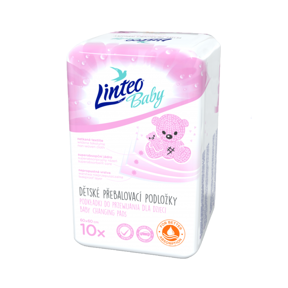 Linteo Baby Přebalovací Podložky 60x60cm 10ks