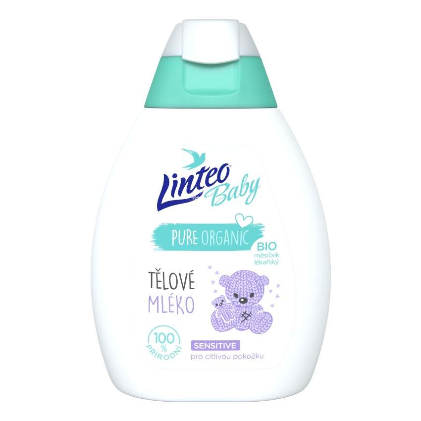 Dětské Tělové mléko Linteo Baby S Bio Měsíčkem lékářským 250ml
