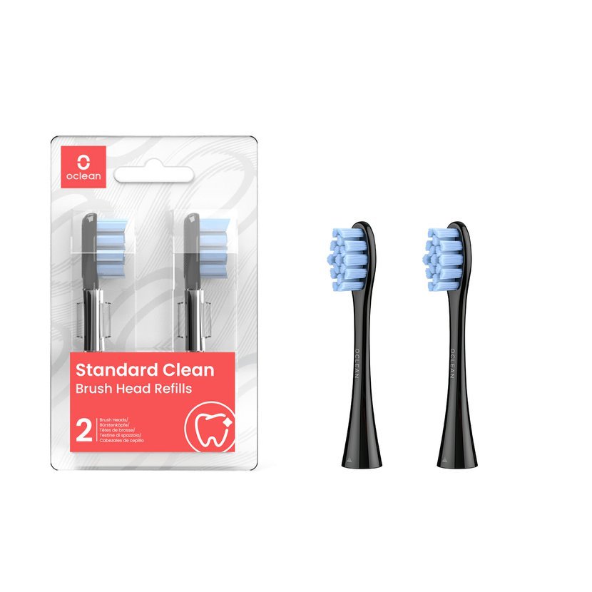 Oclean standard clean brush hlavice 2 ks, černé