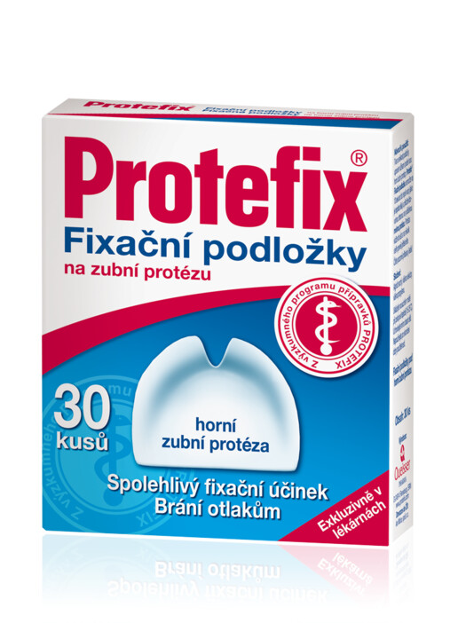 Protefix Fixační podložky - horní zubní protéza 30 ks