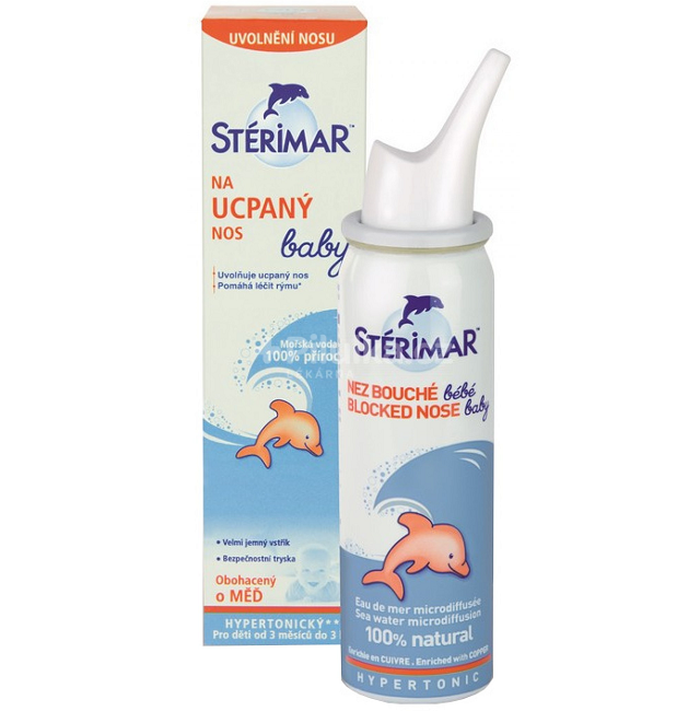 Stérimar Nosní Sprej Ucpaný Nos Baby 50ml