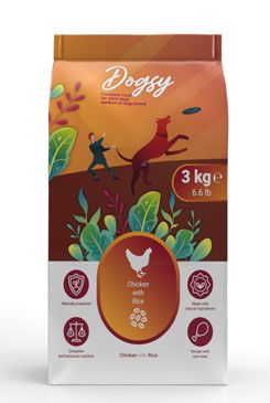 Kraftia Dogsy Adult M/L Chicken & Rice 3kg