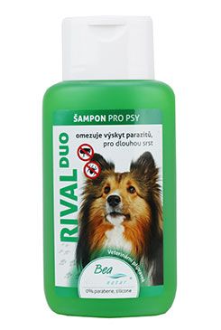 Antiparazitní šampon Bea Rival Duo pro psy dlouhá srst 220ml