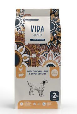 Kraftia Vida Super Dog Adult M/L Hunting Chic&lamb 2kg