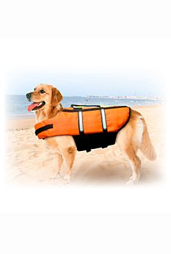 Vesta plovací dog S 30cm oranžová