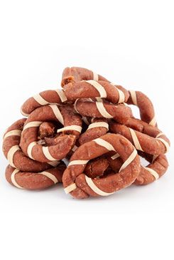 Want Dog pochoutka kuřecí kroužky s rybou 0,5kg