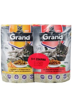 Grand kapsa Deluxe kočka 5 + 1 á100g