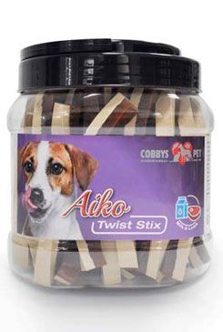 Pochoutka pes Twist Stix 12cm mléko jehně 45 Ks