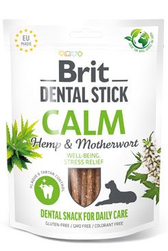 Brit Dog Dental Stick Calm Hemp&motherwort 7ks