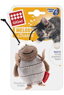 Hračka kočka Gigwi Melody cvrček se zvukovým čipem