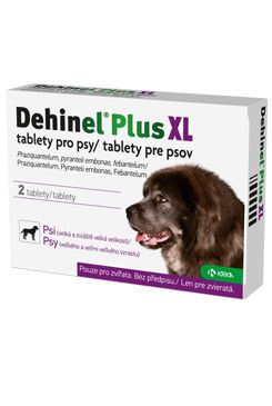 Dehinel Plus XL pro psy 2 tablety