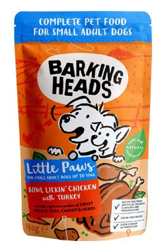 Barking Heads Little paws Lickin Chick Tur kapsička 150g