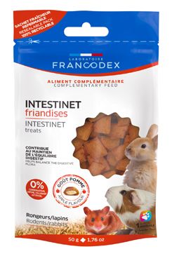 Francodex pochoutka Intestinet pro hlodavce a králíky 50g