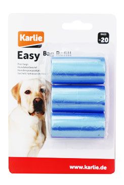 Sáčky na psí exkrementy 3x20ks modrá Karlie
