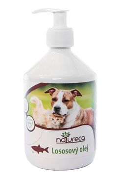 Natureca lososový olej 100% 500ml