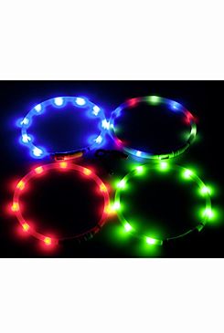 Obojek USB Visio Light 70cm modrý Karlie