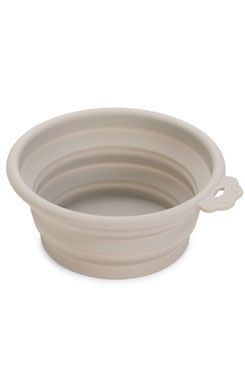 Cestovní miska silikon bílá 250ml Karlie