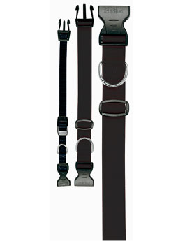 Obojek nylon Club C 44cmx15mm černý