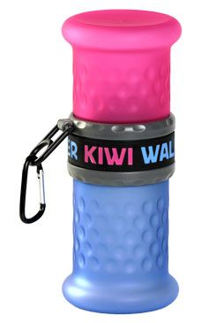 Cestovní láhev 2in1 růžovo-modrá 750 a 500ml Kiwi
