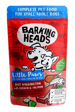 Barking Heads Little paws Beef Chick Salm kapsička 150g