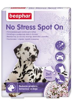 Beaphar No Stress spot-on pro psy 3 pipety á 0,7ml