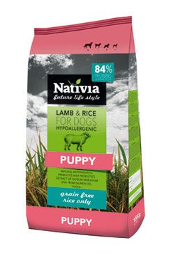 Nativia Dog puppy lamb&rice 3kg