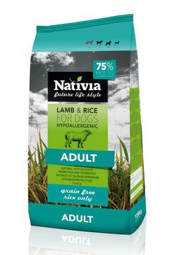 Nativia Dog adult lamb&rice 3kg