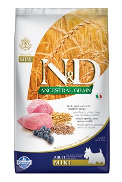 N&D Lg Dog Adult Mini Lamb & Blueberry 2,5kg