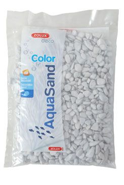 Akvarijní štěrk Color Ekai bílý 1kg Zolux
