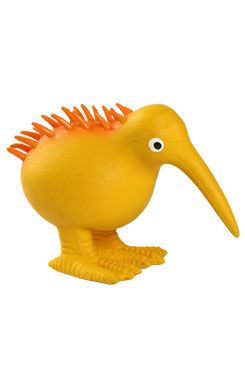 Whistle hračka pes latex pískací oranžová 13,5cm Kiwi