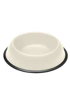 Miska kovová protiskluz Mira KC 78 ivory 1,5l FP