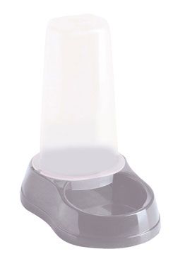 Miska se zásobníkem na vodu krmivo 0,65l šedá Zolux