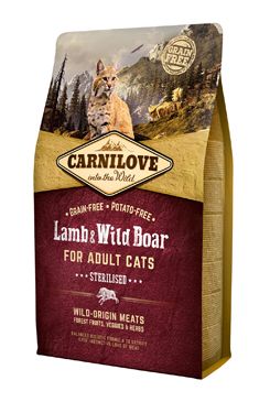 Carnilove Cat lamb & wild boar adult sterilised 2kg