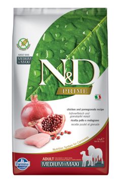 N&D Prime Dog Puppy M/L Chicken & Pomegranate 2,5kg