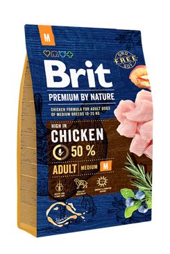Brit Premium Dog By Nature Adult M 3kg