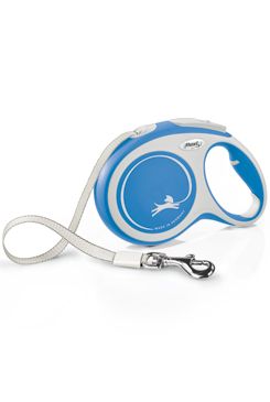 Vodítko Flexi Comfort L pásek 8m/50kg modrá new
