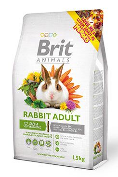 Brit Animals rabbit adult complete 1,5kg