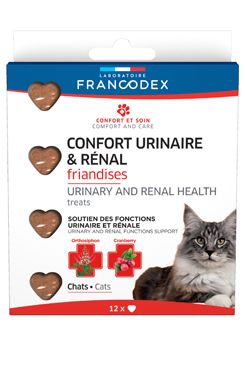 Francodex pochoutka urinary and renal pro kočky 12ks