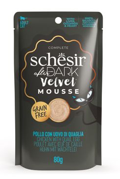 Schesir Cat Kapsa After Dark Velvet mousse Kuře/vejce80g
