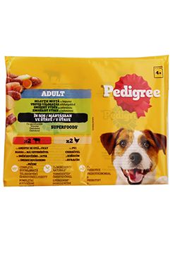 Pedigree kapsa adult kuře zelenina/hovězí 2x100g
