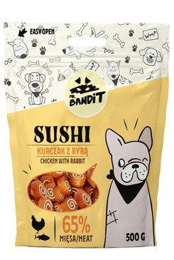 Vetexpert Mr.bandit pochoutka sushi kuře a ryba 500g