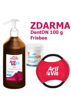 Vitar Veterinae Artivit sirup 1000ml Denton 100g frisbee
