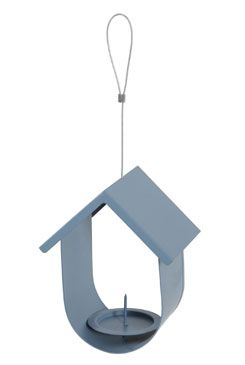 Budka krmítko Gama III na lojové kouli kov modrá Zolux