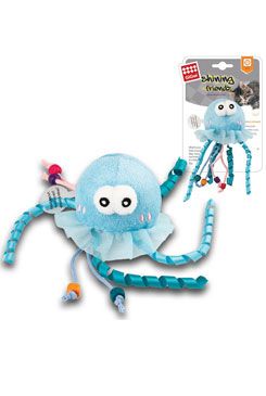 Hračka kočka Gigwi Shining Friends medůza led catnip