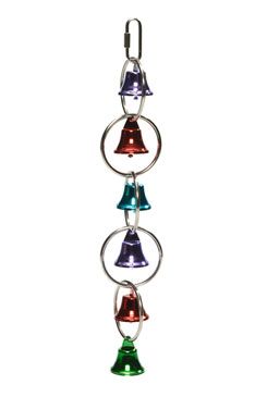 Hračka pták zvonek kovový 6 rolniček Karlie
