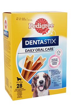 Pedigree pochoutka denta stix medium 28ks 720g