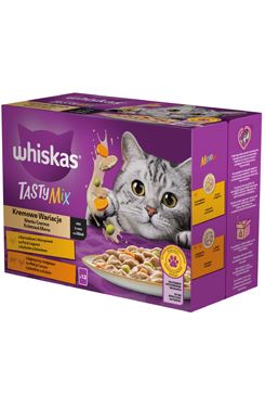 Whiskas Kapsa Tasty Mix Creamy Creat. 12x85g