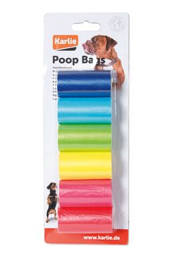 Sáčky na psí exkrementy 6x20ks duhové Karlie
