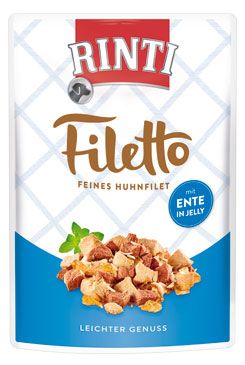 Rinti Dog Filetto kapsa kuře kachna v želé 100g