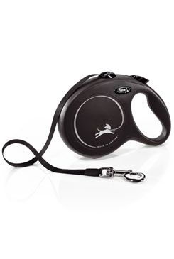 Vodítko Flexi Classic L pásek 8m/50kg černá new